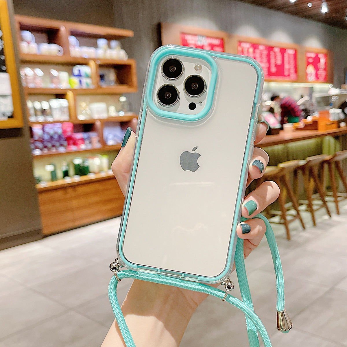 3-in-1 Crossbody Lanyard Phone Case for iPhone 12-17 Series