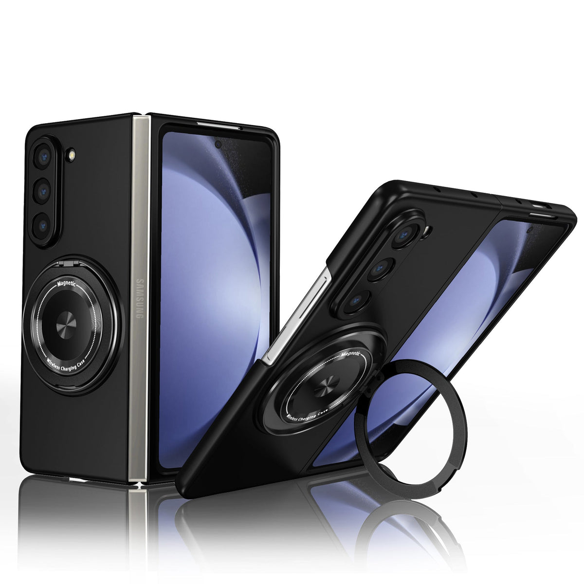 Samsung Galaxy Z Fold Magnetic Rotating Bracket Case – Z Fold 7 / 6 / 5 / 4 / 3