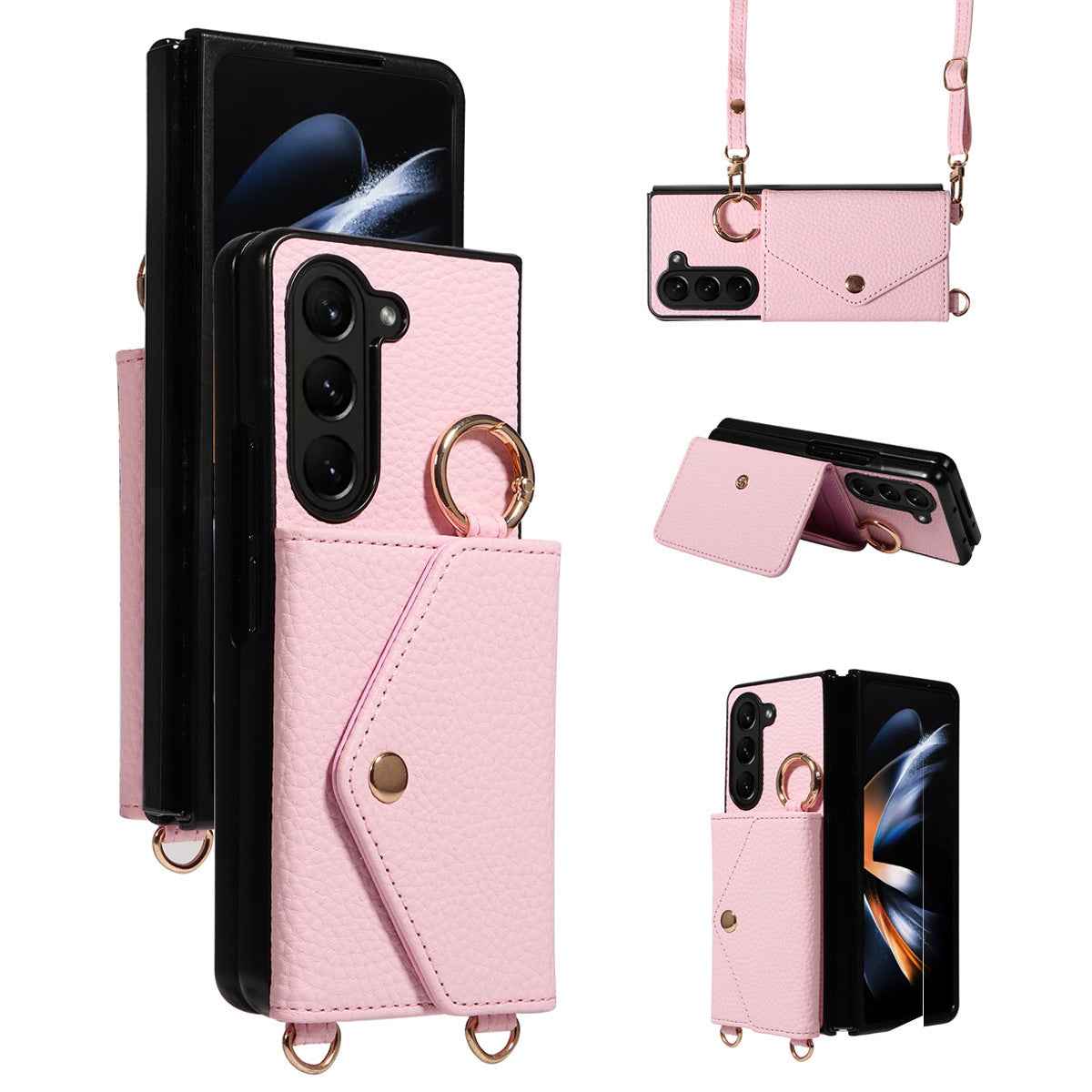 Samsung Galaxy Z Fold Case – Crossbody Multifunctional Folding Screen Cover | Z Fold 3/4/5/6