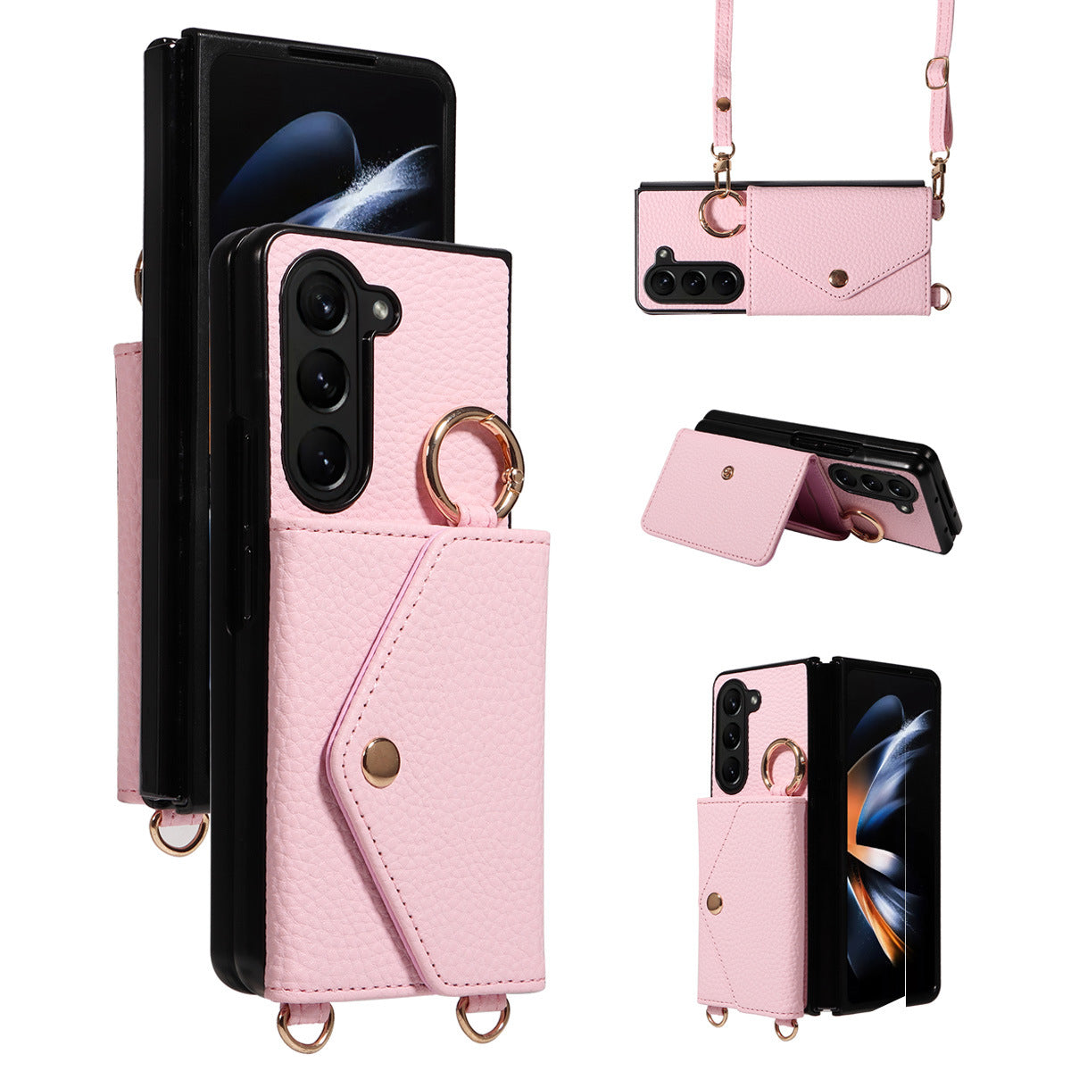 Samsung Galaxy Z Fold Case – Crossbody Multifunctional Folding Screen Cover | Z Fold 3/4/5/6