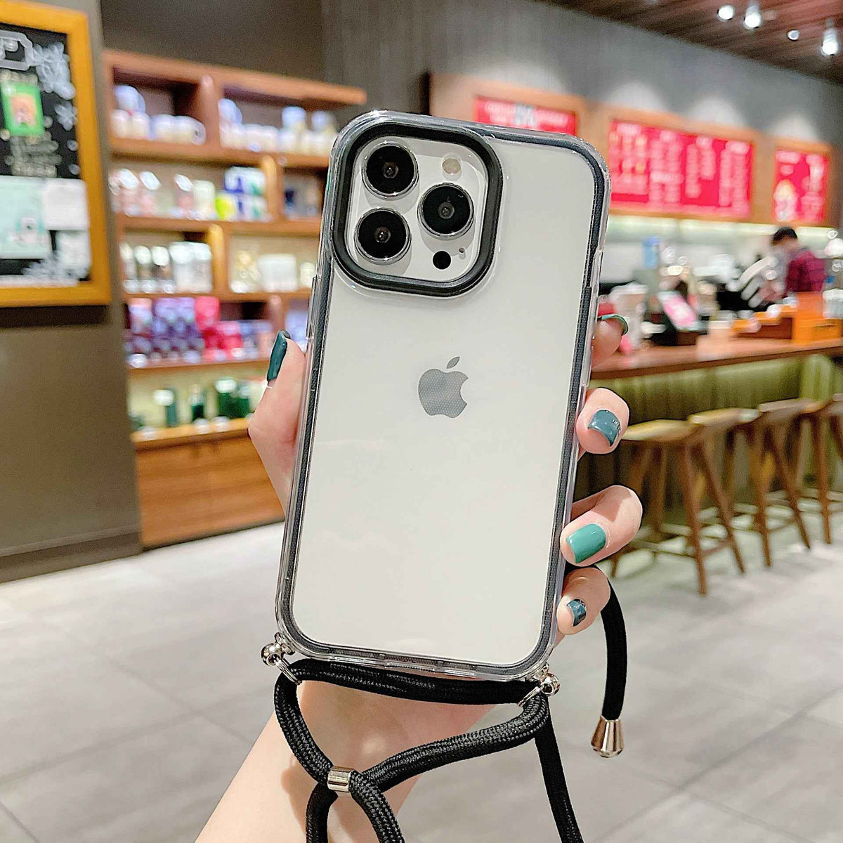 3-in-1 Crossbody Lanyard Phone Case for iPhone 12-17 Series
