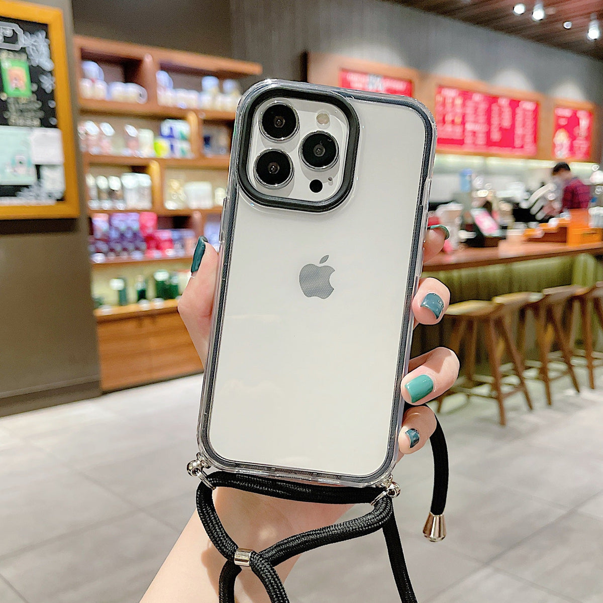 3-in-1 Crossbody Lanyard Phone Case for iPhone 12-17 Series