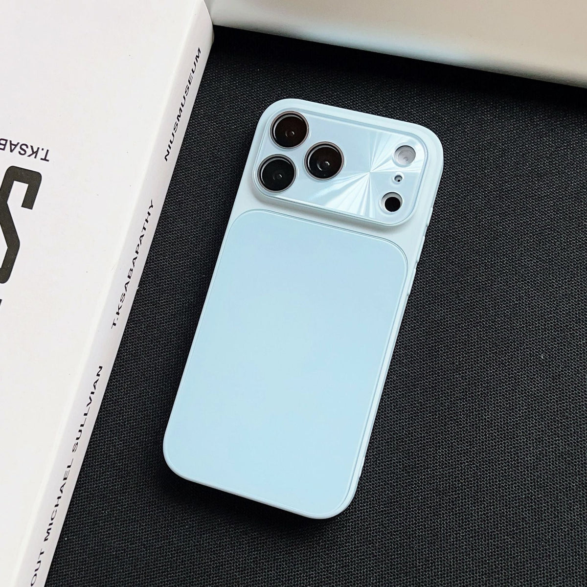 iPhone Ice-Feel Glass Case – Candy Color Full Coverage | iPhone 17 / 16 / 15 / 14 / 13
