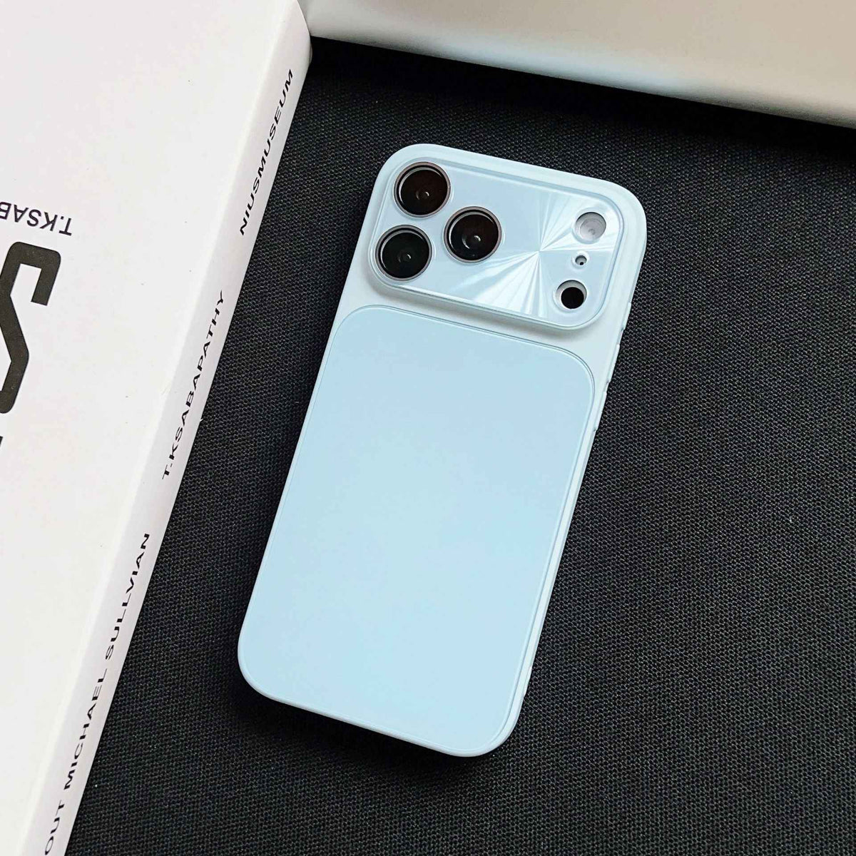 iPhone Ice-Feel Glass Case – Candy Color Full Coverage | iPhone 17 / 16 / 15 / 14 / 13