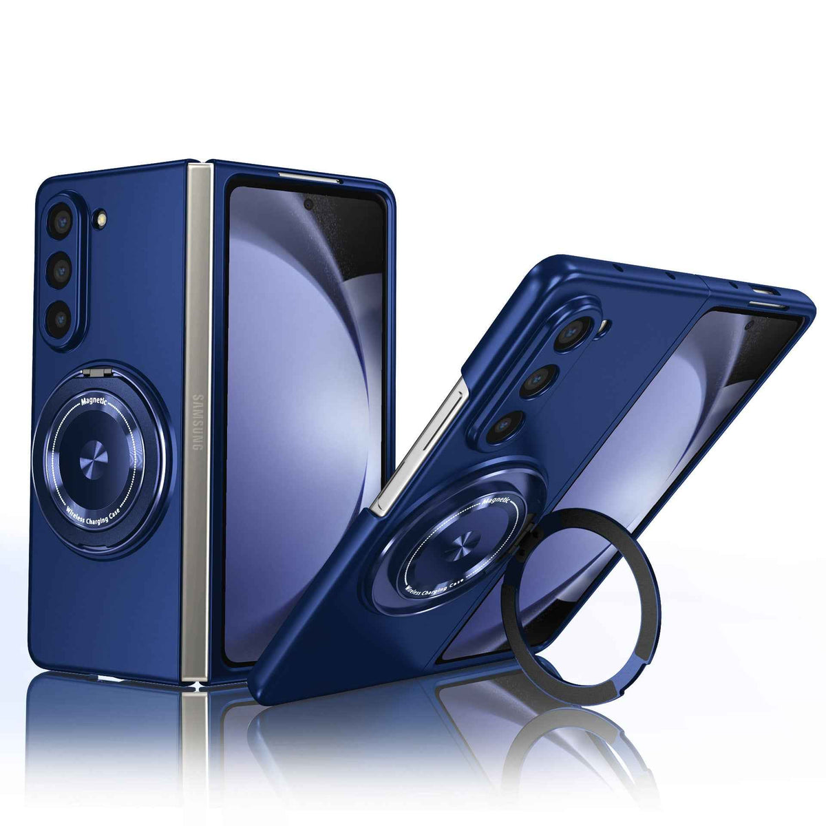 Samsung Galaxy Z Fold Magnetic Rotating Bracket Case – Z Fold 7 / 6 / 5 / 4 / 3