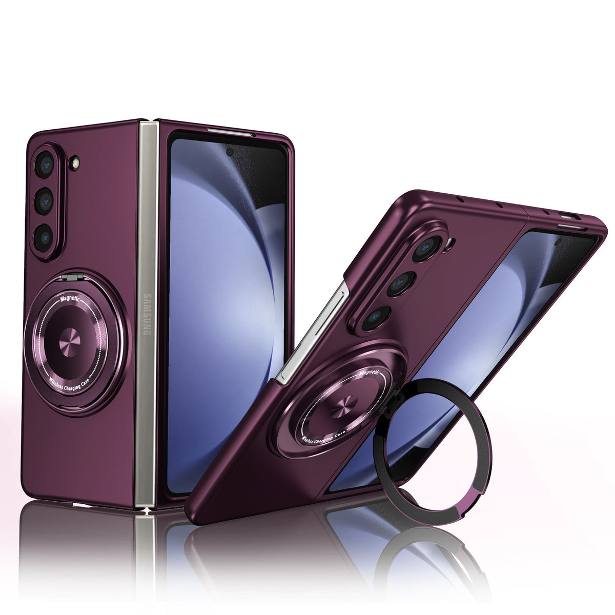 Samsung Galaxy Z Fold Magnetic Rotating Bracket Case – Z Fold 7 / 6 / 5 / 4 / 3