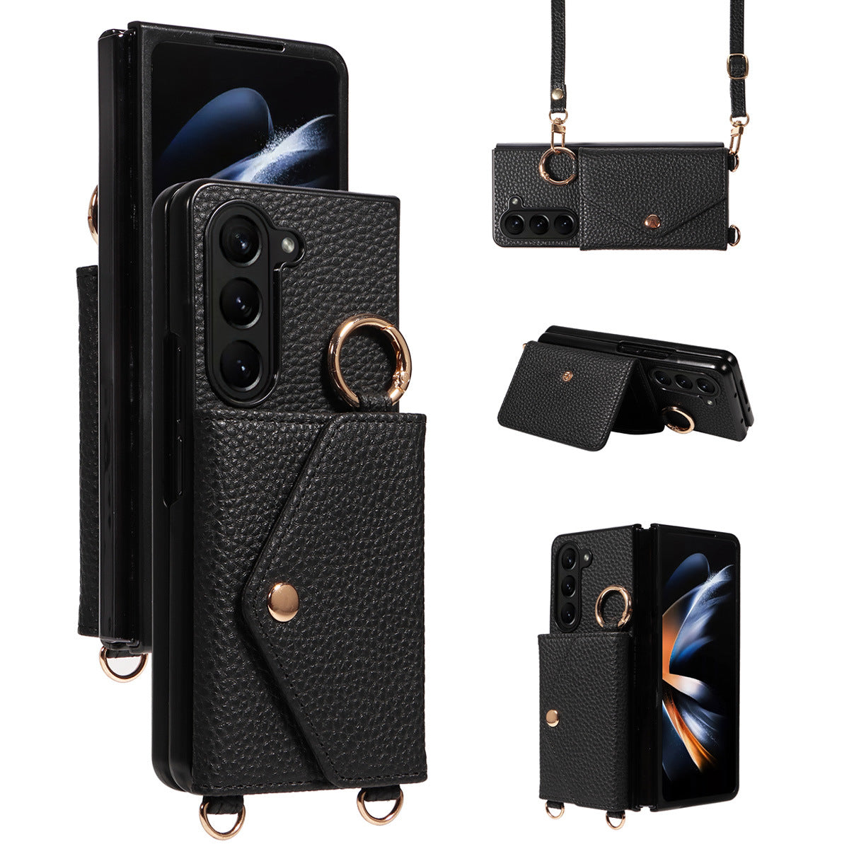 Samsung Galaxy Z Fold Case – Crossbody Multifunctional Folding Screen Cover | Z Fold 3/4/5/6