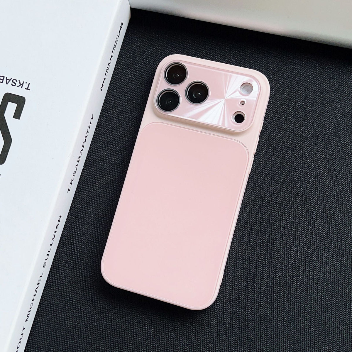 iPhone Ice-Feel Glass Case – Candy Color Full Coverage | iPhone 17 / 16 / 15 / 14 / 13