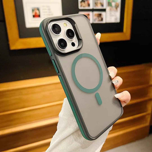 iPhone Magnetic Airbag Matte Case – Non-Slip Full Cover Skin-Feeling Protective Cover
