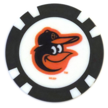 Load image into Gallery viewer, Officially Licensed Baltimore Orioles Poker Chip Ball Marker
