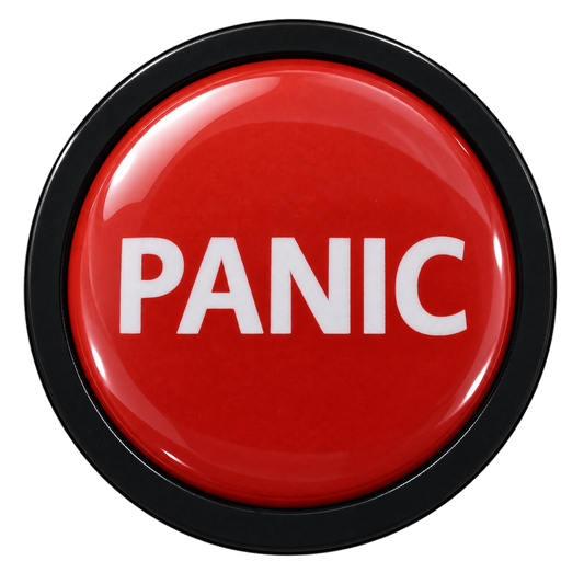 Panic Button Ball Marker &amp; Hat Clip by ReadyGOLF