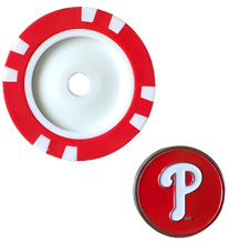 Load image into Gallery viewer, Officially Licensed Philadelphia Phillies Poker Chip Ball Marker
