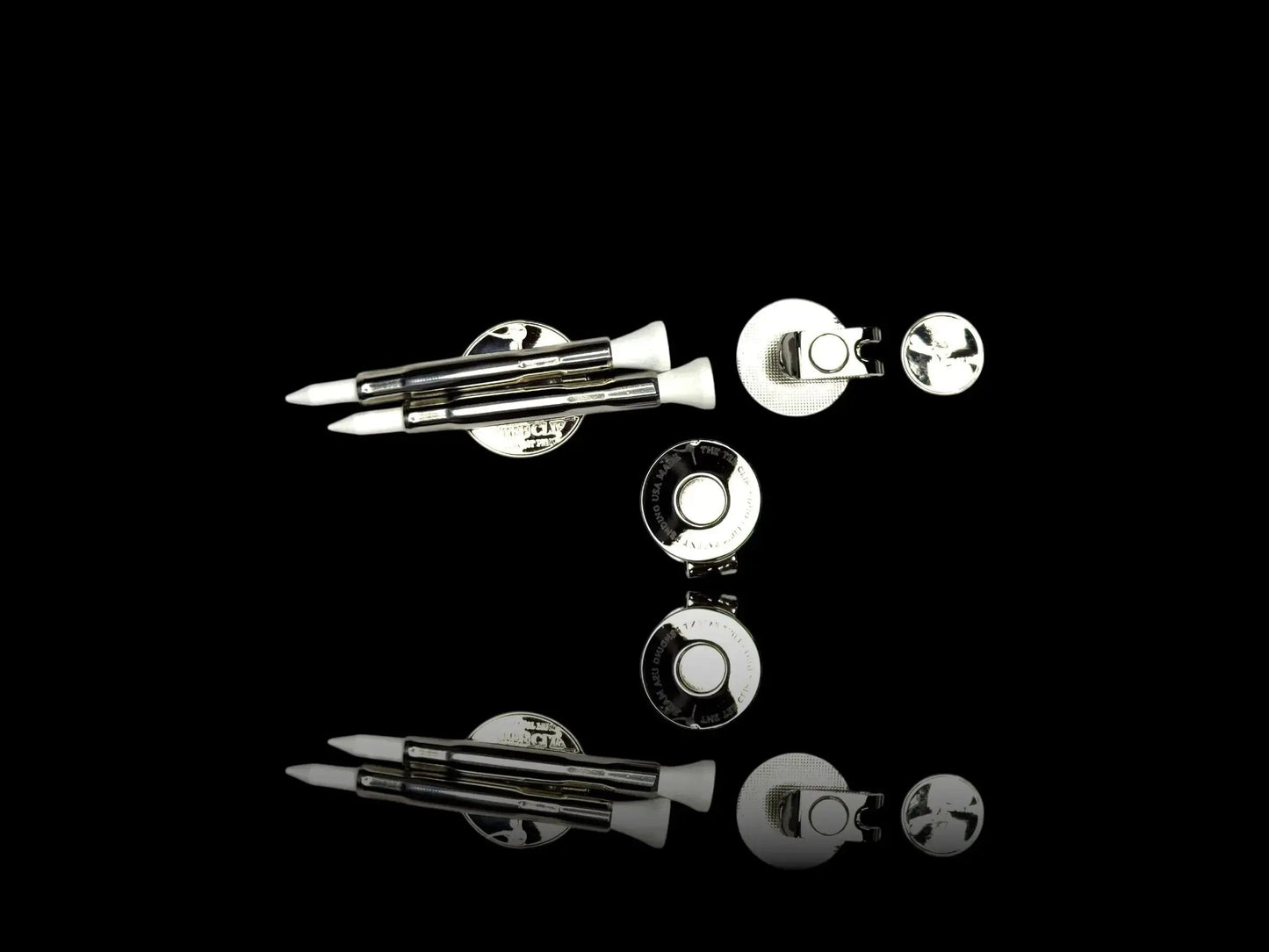 The Tee Clip®: USA Made | Magnetic Golf Multi Tool - Golf Tee Holder, Ball Marker, Putting Alignment & Divot Repair