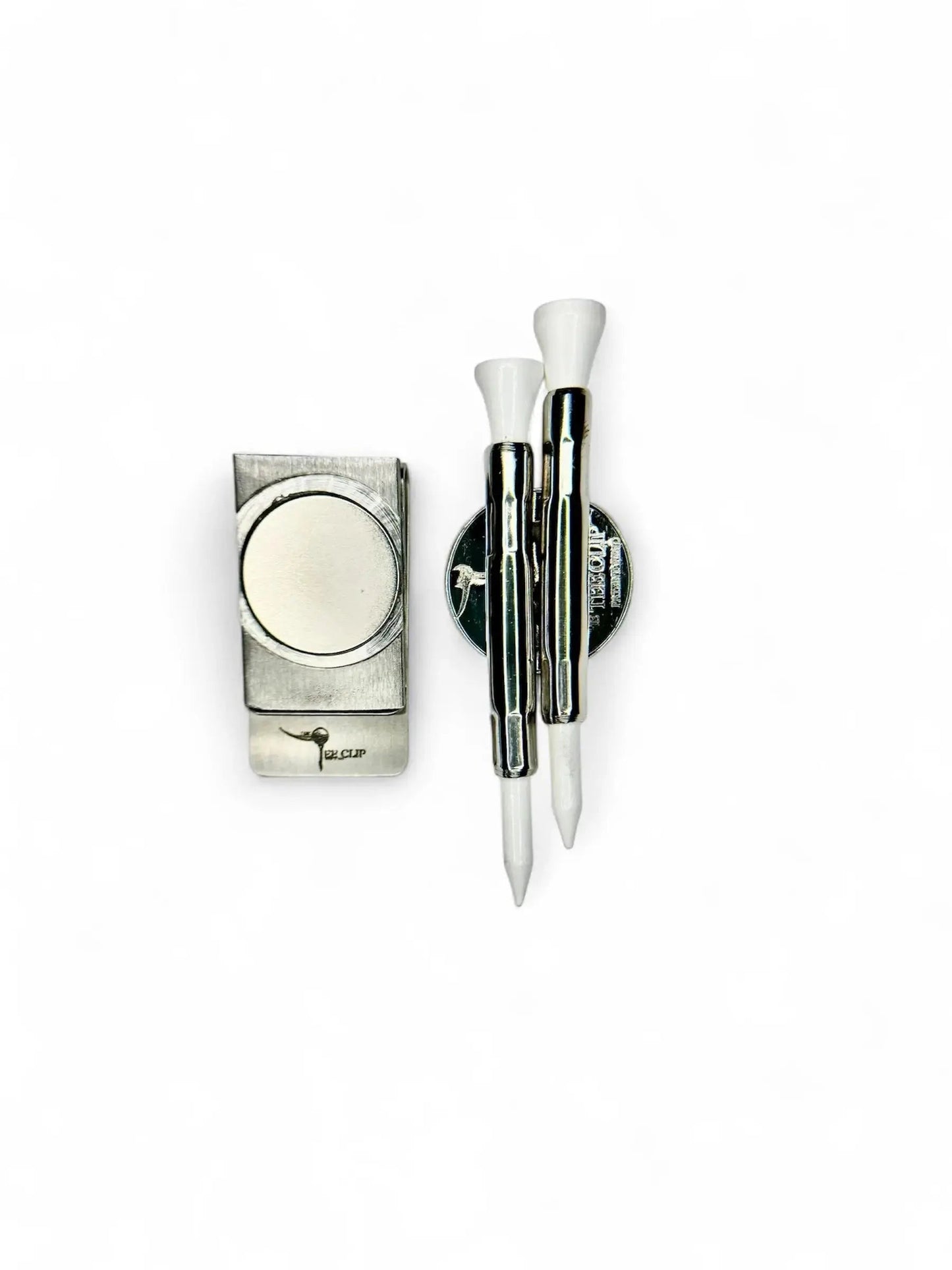 The Tee Clip® Hip Clip™: USA Made Magnetic Golf Multi Tool Tee Holder For Belt or Waistband