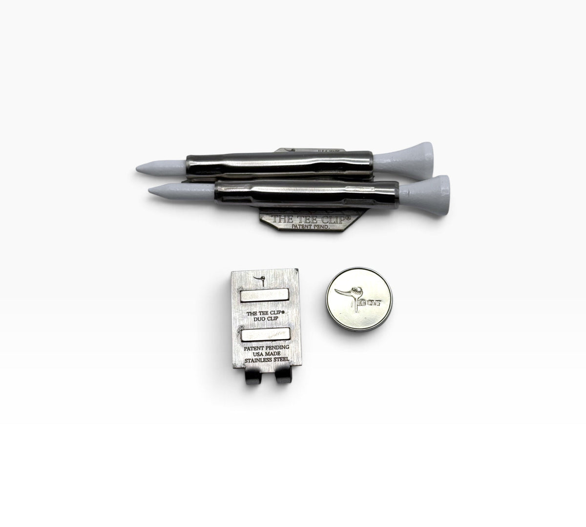 The Tee Clip® V.V | Patent-Pending Magnetic Golf Tee Holder for Hat