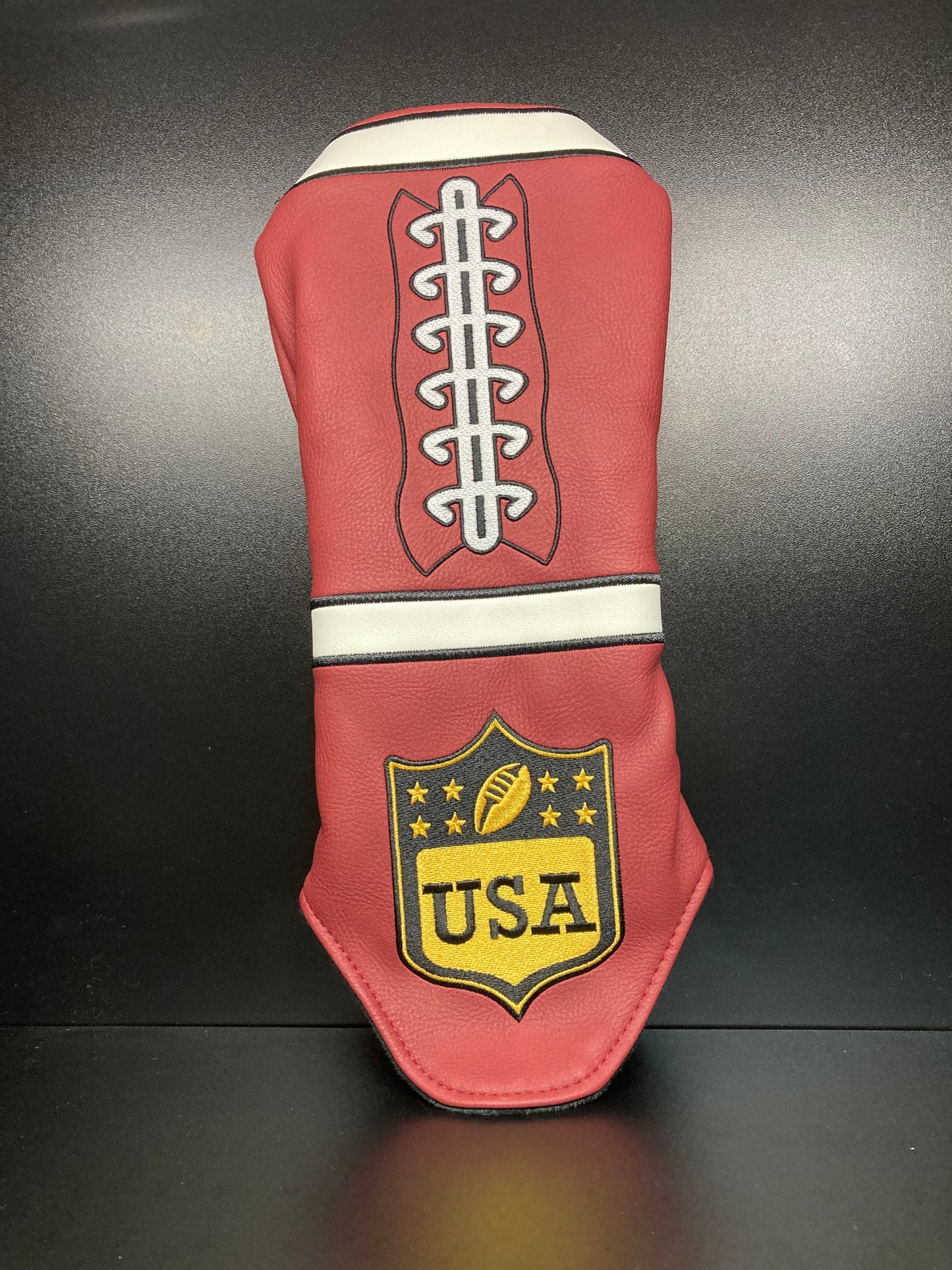 Pigskin Leather Football Headcover