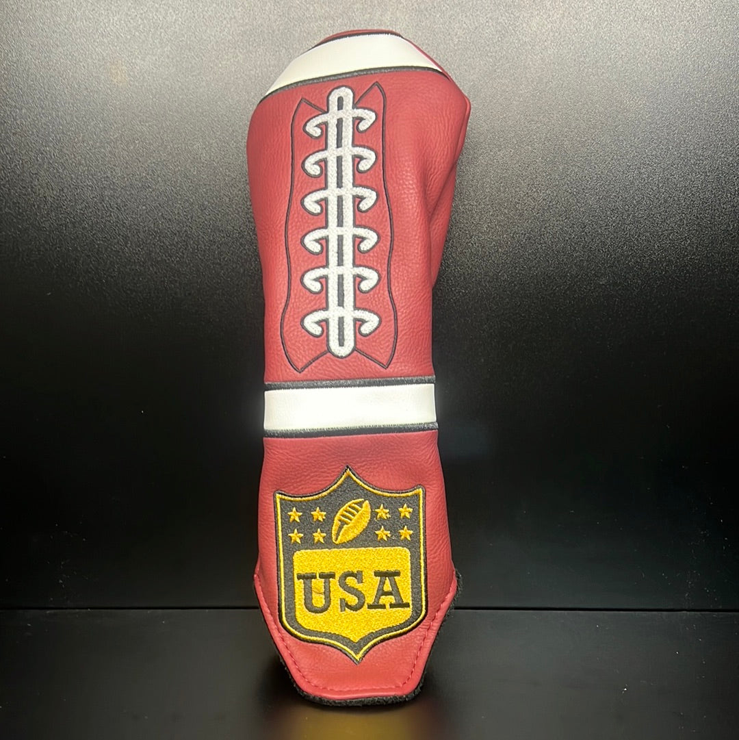 Pigskin Leather Football Headcover