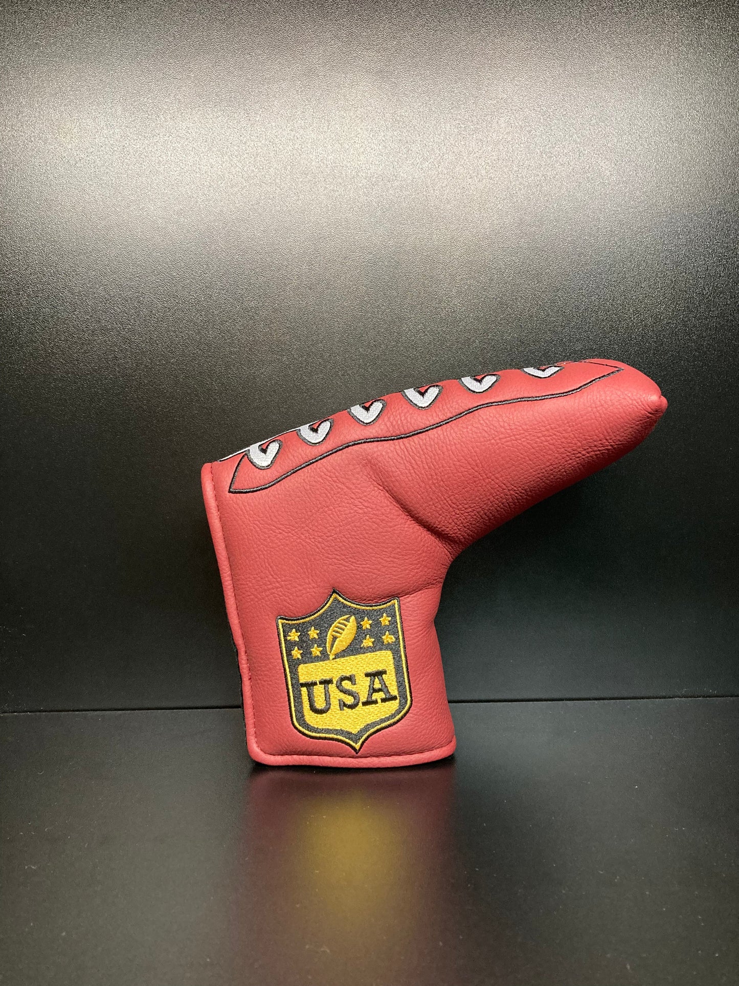 Pigskin Leather Football Headcover
