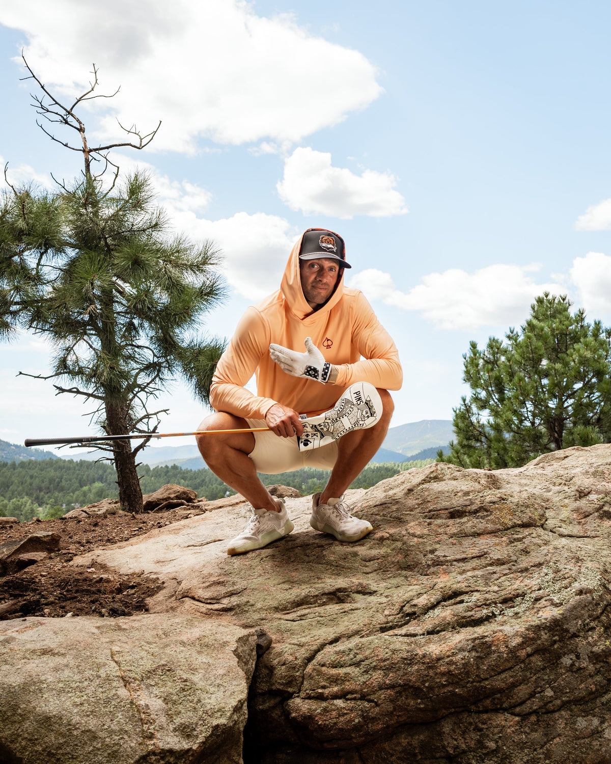 Performance Golf Hoodie - Autumn Leaves