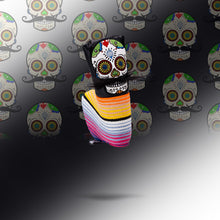 Load image into Gallery viewer, Mustache Sugar Skull - Blade Putter Cover Black
