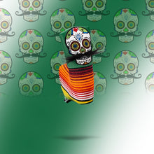 Load image into Gallery viewer, Mustache Sugar Skull - Blade Putter Cover Green
