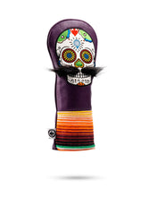 Load image into Gallery viewer, Mustache Sugar Skull - Fairway Cover Purple
