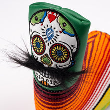 Load image into Gallery viewer, Mustache Sugar Skull - Blade Putter Cover Green
