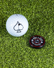 Load image into Gallery viewer, Pop Out Medallion Ball Marker - Black
