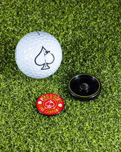 Load image into Gallery viewer, Pop Out Medallion Ball Marker - Red
