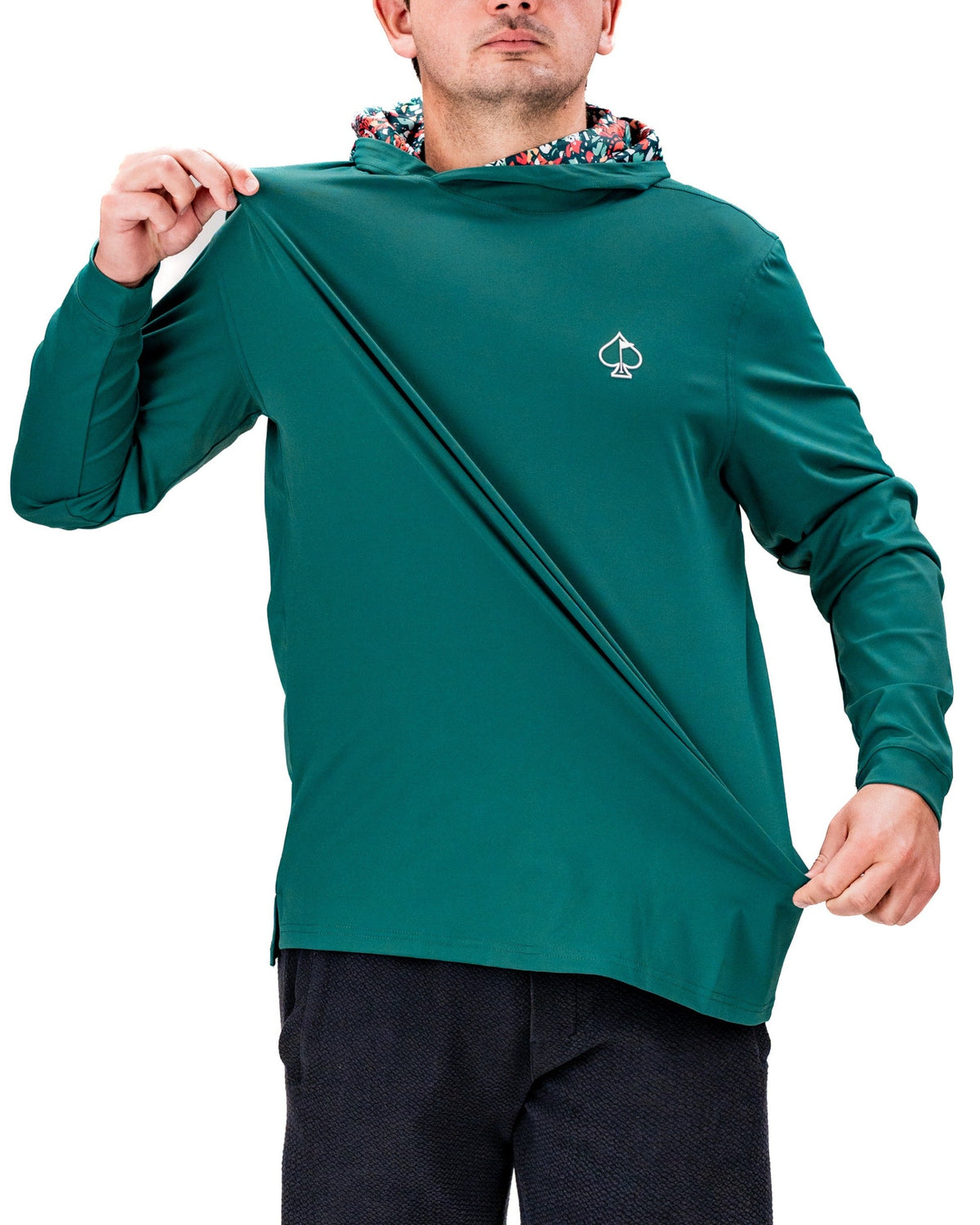 Performance Golf Hoodie - Tiger Shatter Teal