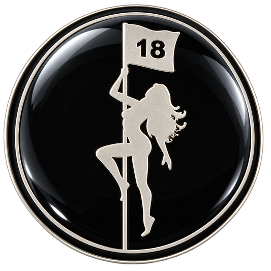 Pole Dancer Ball Marker & Hat Clip by ReadyGOLF