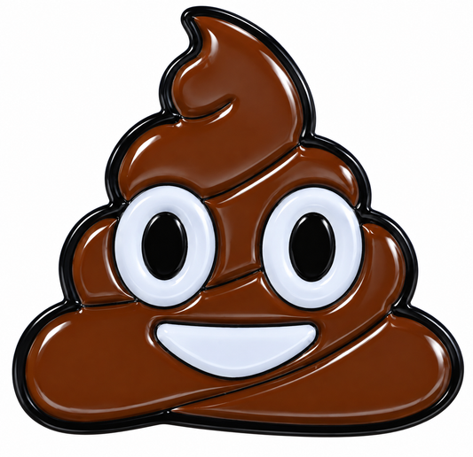 Poop Emoji Ball Marker & Hat Clip by ReadyGOLF
