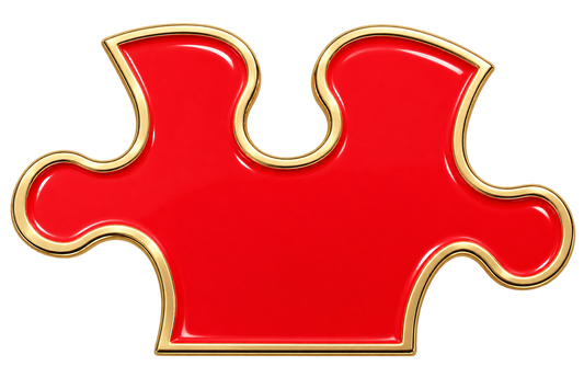 Puzzle Piece Ball Marker & Hat Clip by ReadyGOLF
