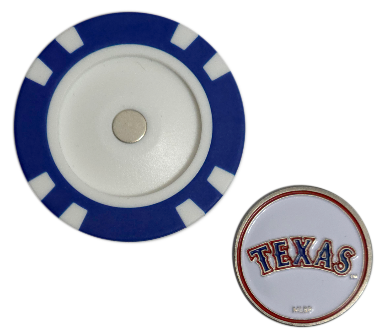 Officially Licensed Texas Rangers Poker Chip Golf Ball Marker