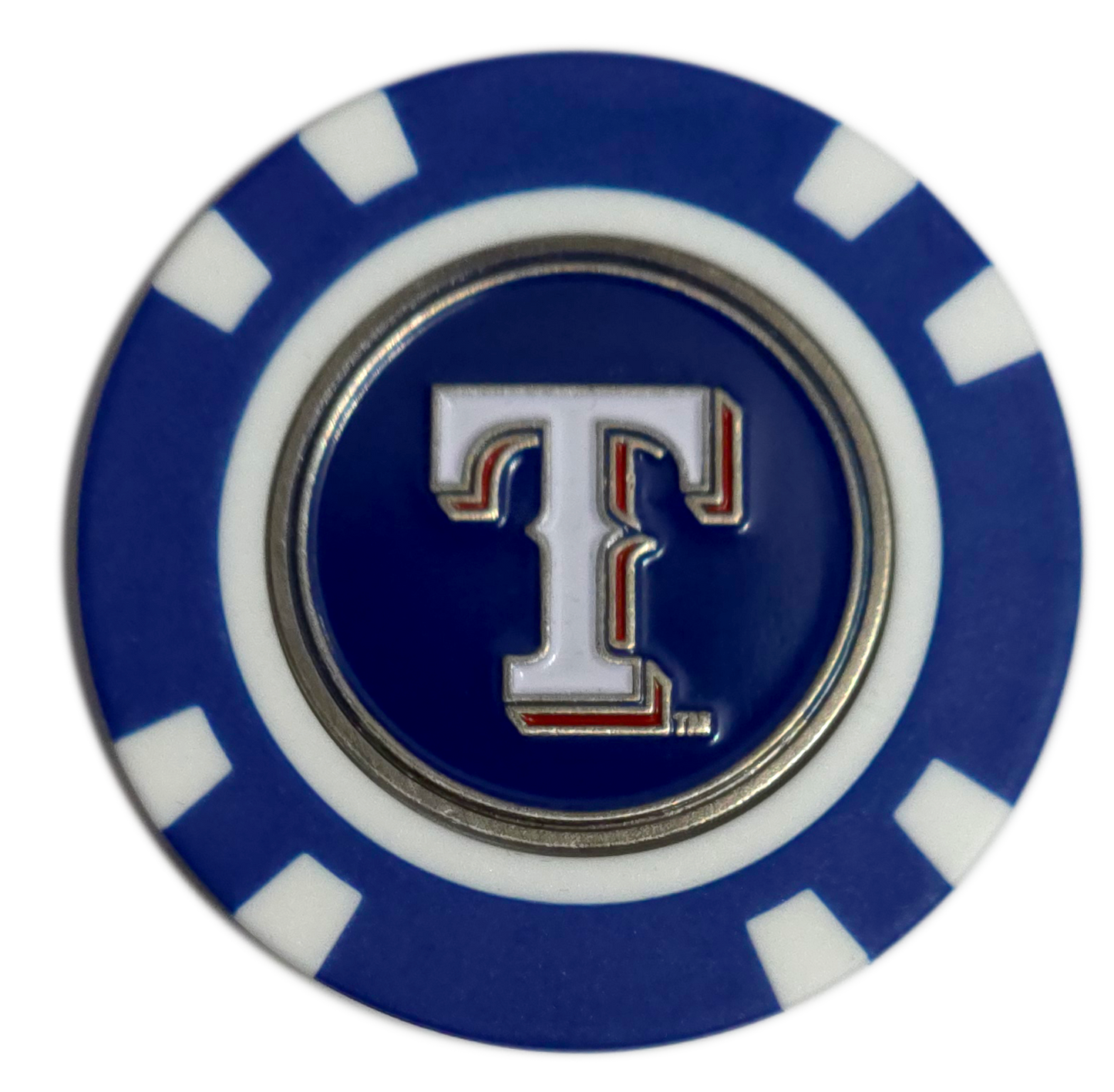 Officially Licensed Texas Rangers Poker Chip Golf Ball Marker