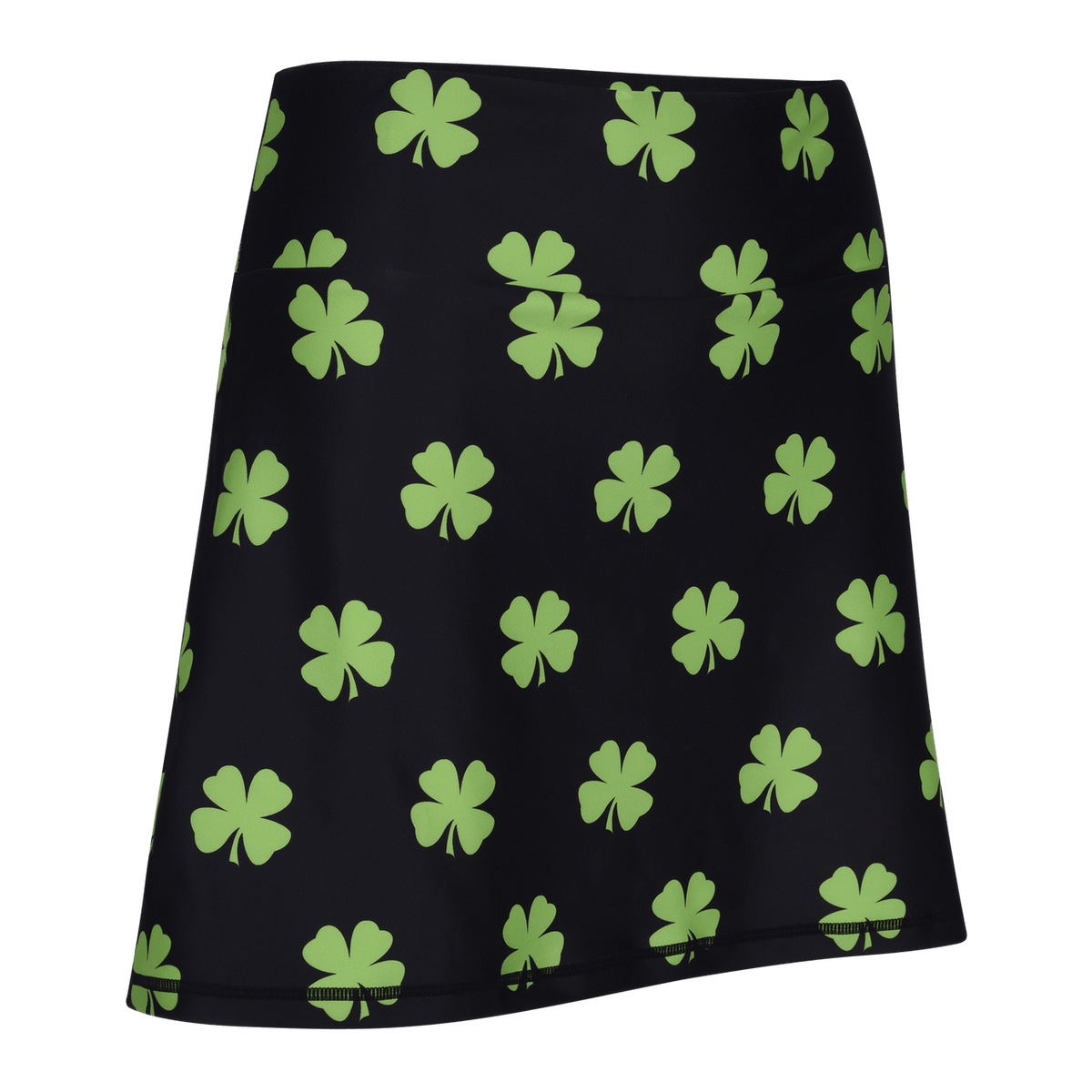 Four-Leaf Clover (Lime Green) Ladies Active SKORT by ReadyGOLF