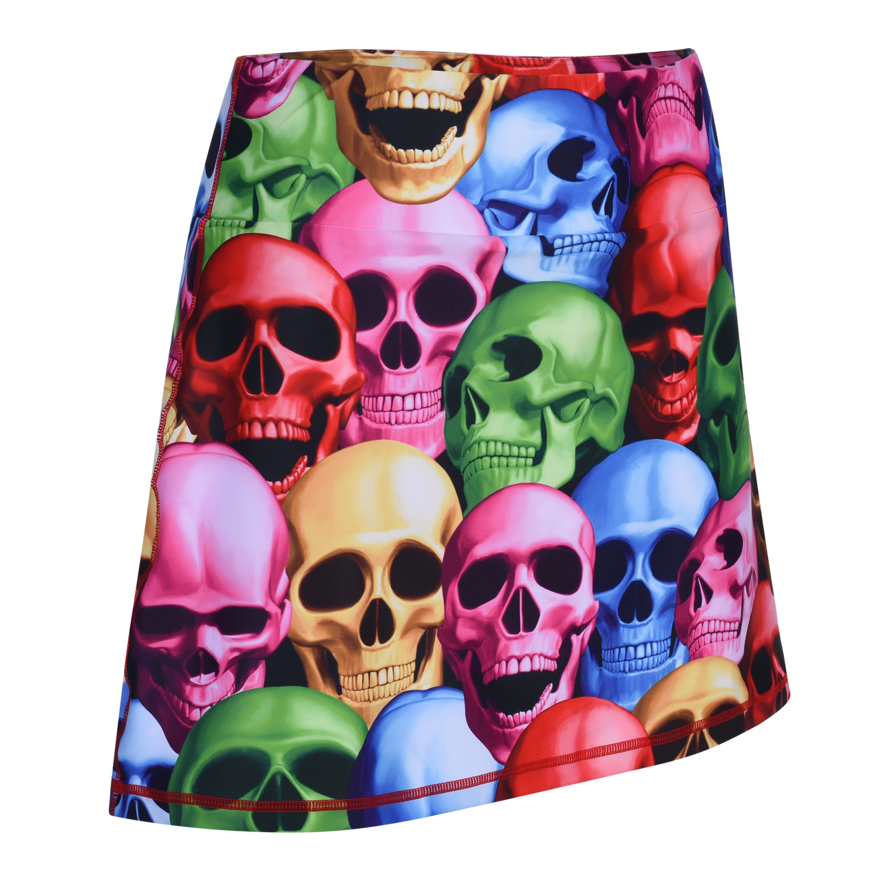 Pile of Skulls Ladies Active SKORT by ReadyGOLF
