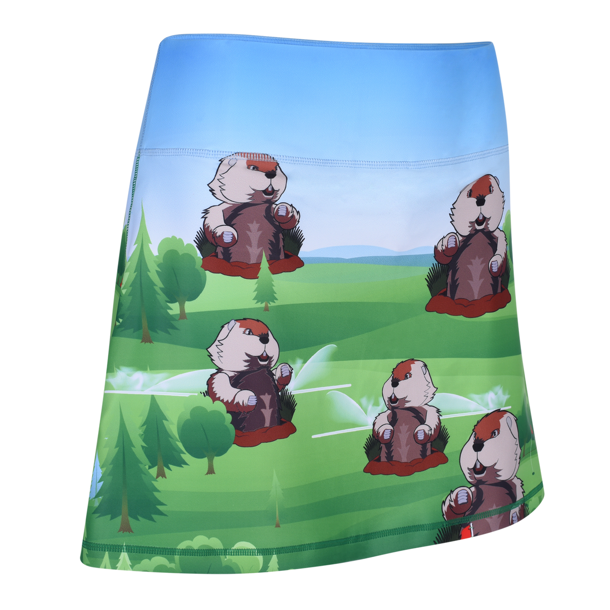 Dancing Gopher Ladies Active SKORT by ReadyGOLF