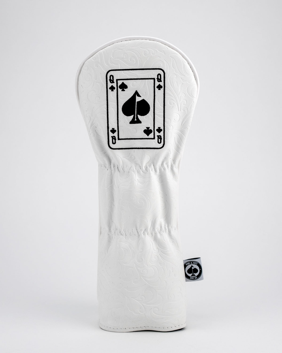 White Out Queen of Spades - Fairway Headcover