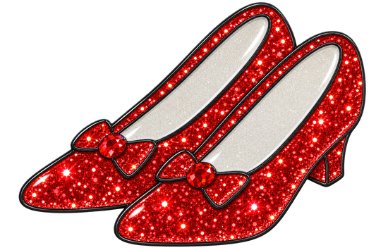 Ruby Slippers Glitter Ball Marker &  Hat Clip by ReadyGOLF