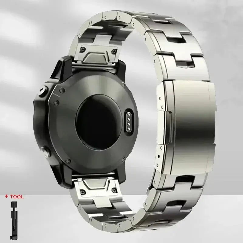 Garmin QuickFit 22/26mm Metal Link Band in Several Link Styles