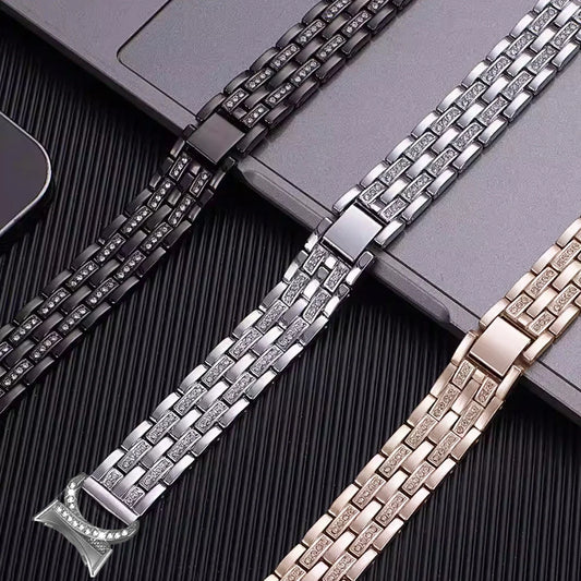 Google Pixel Watch 5, 4 & 3 41mm Rhinestone Bead Bracelet Band