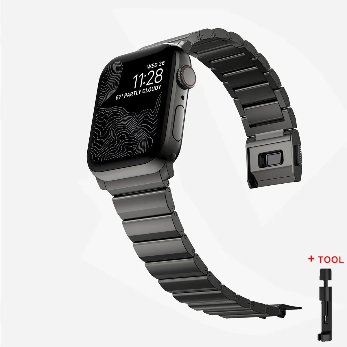 Titanium Magnetic Band for Apple Watch Ultra 1/2/3/4 49mm | Series 10/11/12 42/44/45/46mm