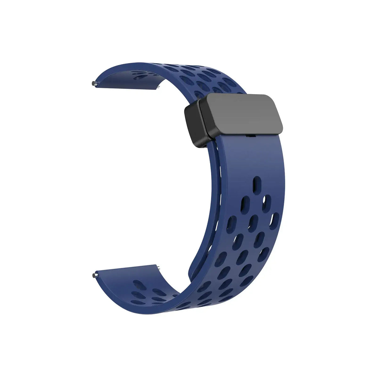 Amazfit Balance, GTR, GTS & Bip Vented Silicone Band, Magnetic Clasp