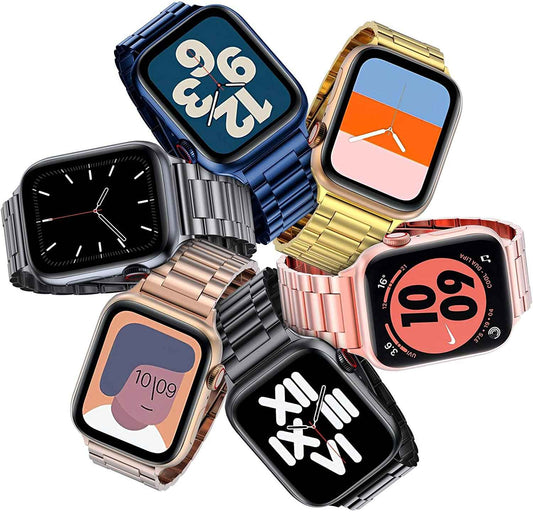 Apple Watch Steel Band | Series 11/10/9/8/7/6/5/4/SE & Ultra 1/2/3 - Arleathercraft