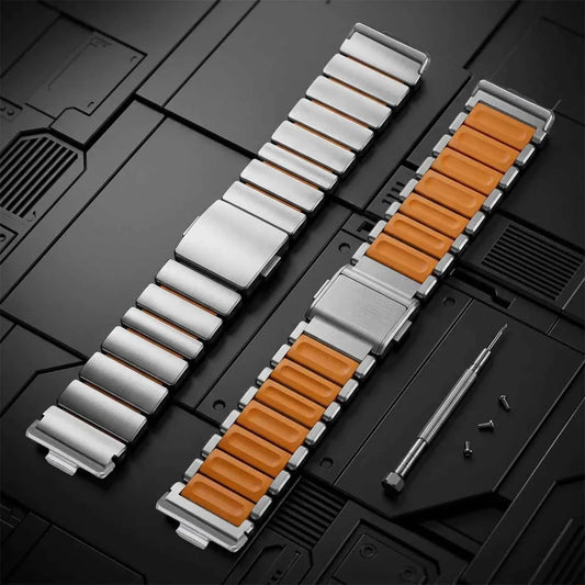 Luxury Magnetic Stainless Steel Watch Band for Huawei Watch Fit 5 / 5 Pro / Fit 4 / 4 Pro / Fit 3