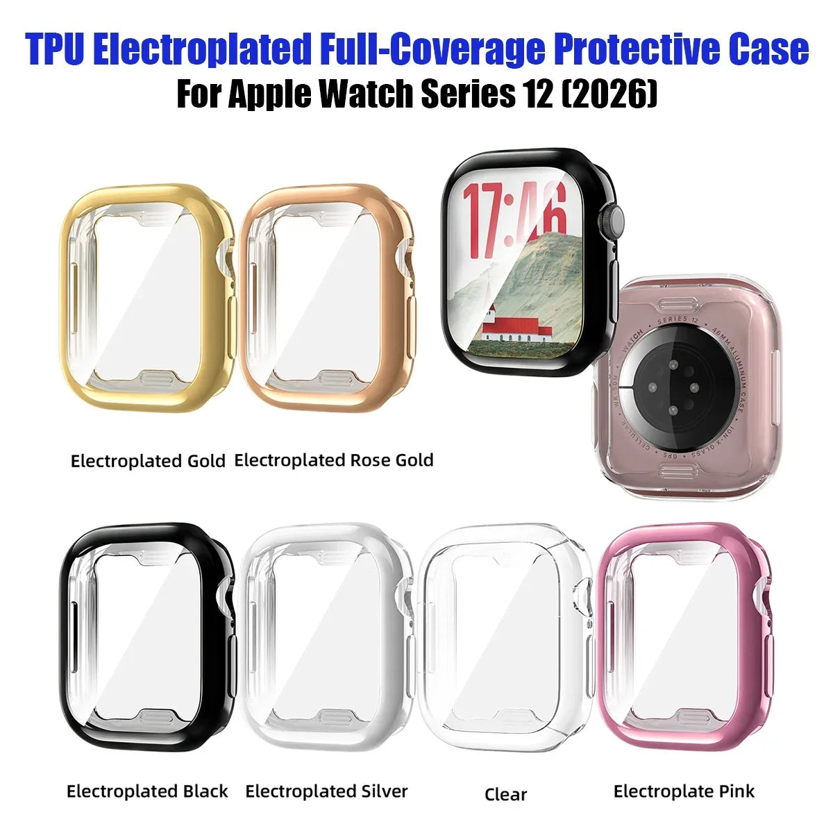 Apple Watch Series 12 Case with Screen Protector