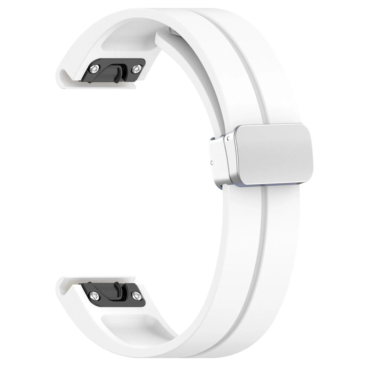 Garmin QuickFit 20/22/26mm Silicone Band with Magnetic Clasp