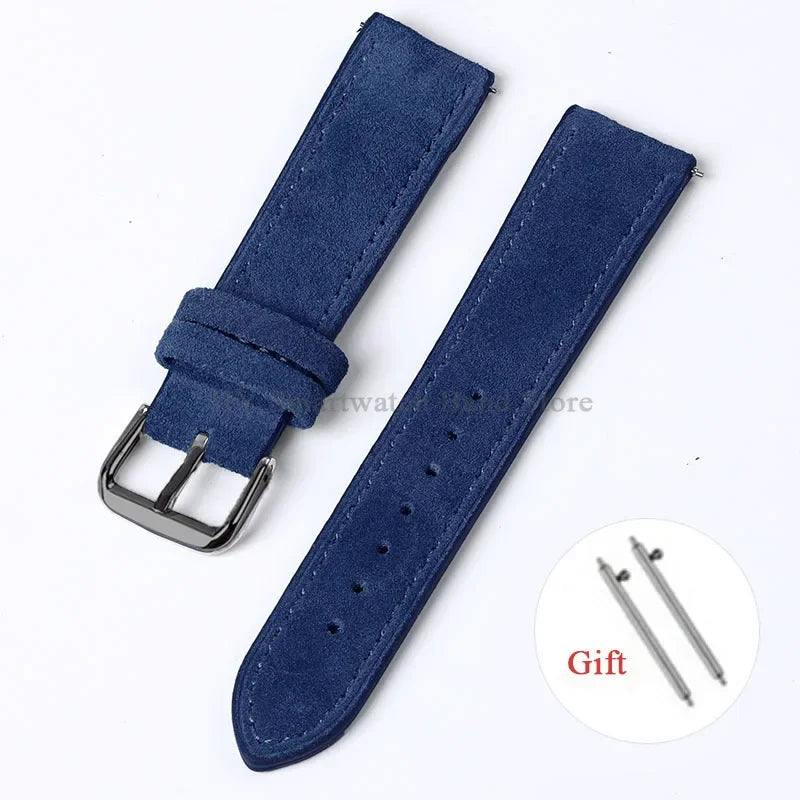 OnePlus Watch Vintage Suede Leather Band, Quick Release
