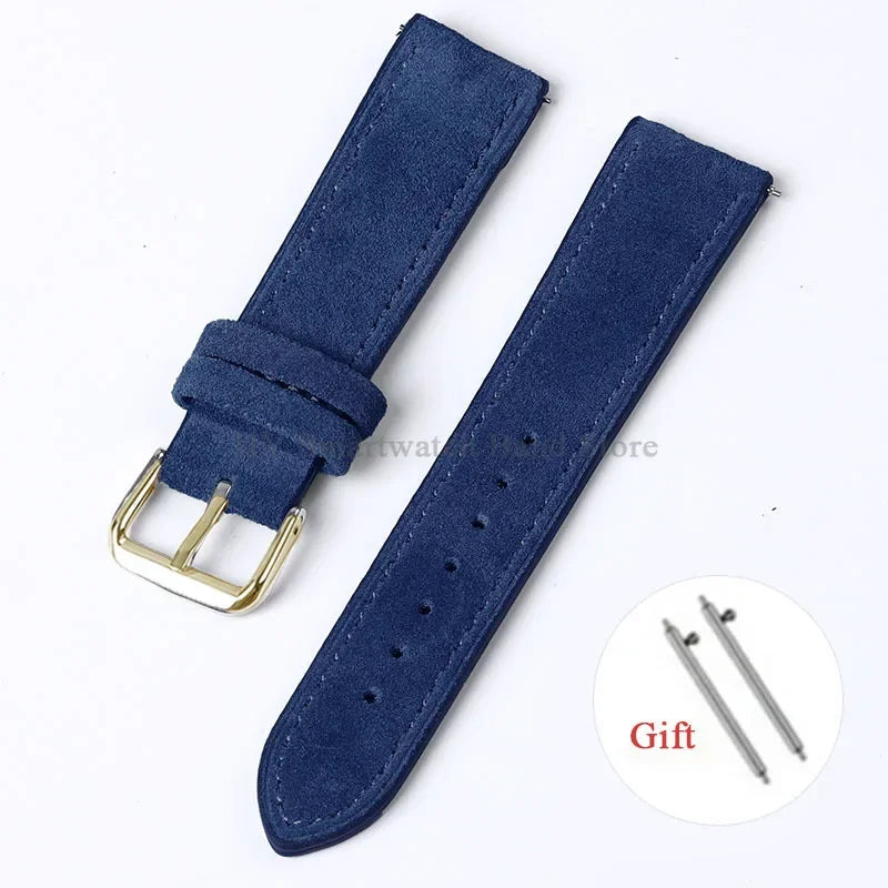 OnePlus Watch Vintage Suede Leather Band, Quick Release